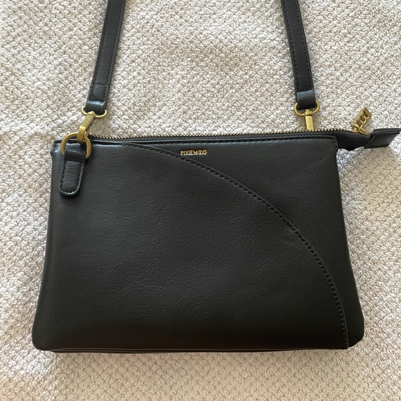 Black Pixie Mood adjustable cross body purse - Picture 2 of 3